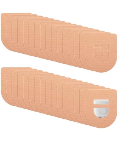 Nuanchu 50 Pieces Adhesive Patches Compatible with Omnipod Shower Waterproof Pre-Cut Adhesive Patches with Strap Pre-Cut Sweatproof Tape Continuous Glucose Monitor Protection (Beige) - Buy Online on GoSupps.com