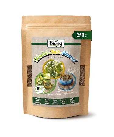 Biojoy Biojoy Organic Anise Caraway Fennel Herbal Tea (250g) whole seeds without additives