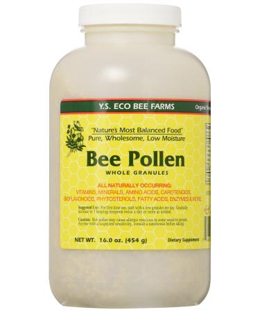 Y.S. Eco Bee Farms Bee Pollen Granules Whole 16.0 oz (454 g)