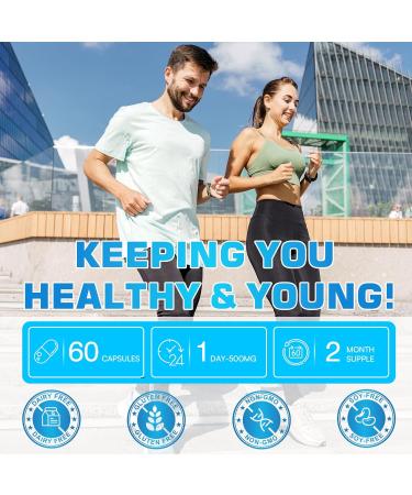 Kaumipor NMNH (Dihydronicotinamide Mononucleotide) NMN Alternative Supplement 500 mg Per Serving NAD Supplement to Boost NAD+ Levels for Anti Aging Energy Immunity Focus 60 Vegan Capsules - Buy Online on GoSupps.com