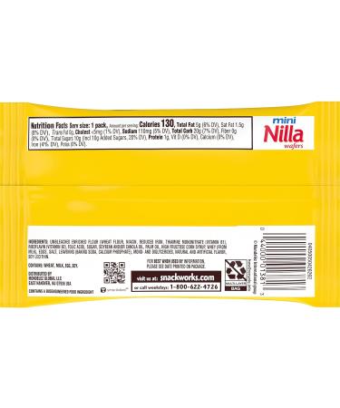 Nilla Wafers Mini Cookies - 48 Oz Total Vanilla, 4 Boxes of 12 Snack Packs - 12 Count each, Pack of 4 - Buy Online on GoSupps.com