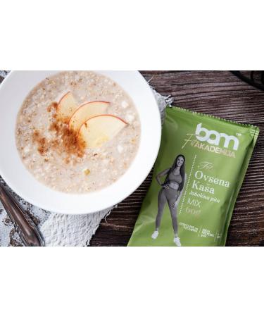 BAM Oatmeal Apple Pie Protein Porridge Healthy Breakfast Snack 1 x 60g Bag - Buy Online on GoSupps.com