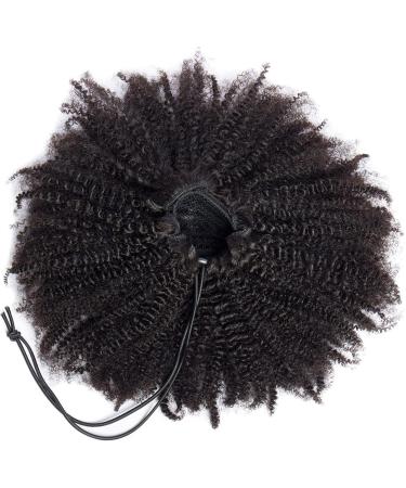 Bun Hair Pieces for Women 8-24 Inch African Curly Ponytail Hair Extensions Hair Clips with Drawstring Hair Slices Ponytail Real Hair Extensions Messy Bun Hair Piece (Color : A Size : 20inch(100g)) - Buy Online on GoSupps.com