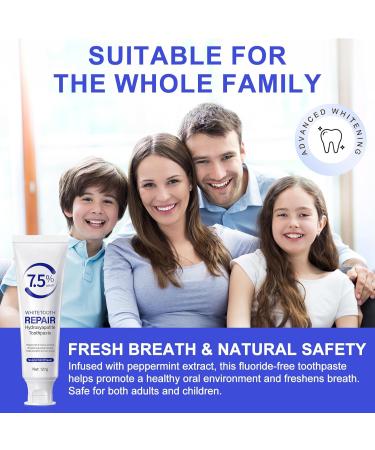 2PCS Nano 7.5% Hydroxyapatite Toothpaste for Enamel Repair & Sensitivity Relief Nano HAp Toothpaste with Natural Peppermint Strengthens Teeth & Freshens Breath 120g Daily Oral Care - Buy Online on GoSupps.com