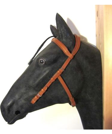 PS Horse Articles Anatomic Bridle Arrimar - Bitless & Snaffle Headpiece for Cob - Cognac-Hazelnut Color | International Shipping - Buy Online on GoSupps.com