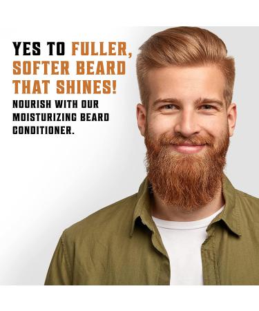 Beard Wash & Beard Conditioner Set w/Argan & Jojoba Oils - Softens & Strengthens - Natural Sandalwood Scent - Beard Shampoo w/Beard Oil (5oz) - Buy Online on GoSupps.com