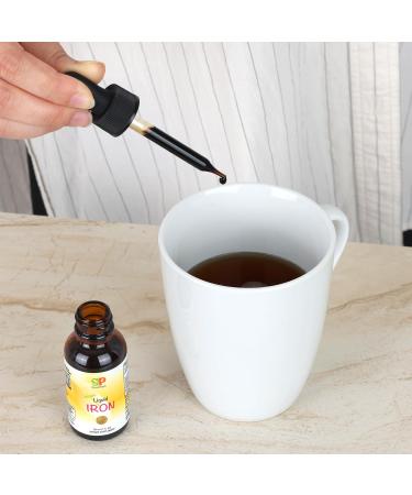 Liquid Iron Supplement for Infants Babies and Toddlers Sugar Free Iron Drops with Folic Acid Vitamin B6 and B12 | Certified Vegetarian | Non-GMO | Gluten Free & Tummy Gentle | Ages 4 & Under - Buy Online on GoSupps.com