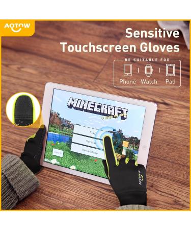Children's Winter Cycling Gloves | Touchscreen Slipproof Windproof & Warm for Hiking & Riding | XL Yellow - Buy Online on GoSupps.com