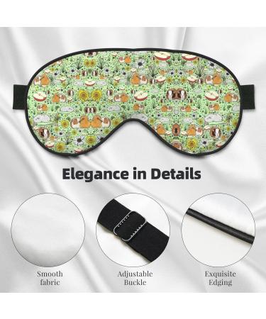 Guinea Pig Soft Sleep Eye Mask | Breathable Eye Patch for Women | Perfect for Travel & Relaxation - Buy Online on GoSupps.com