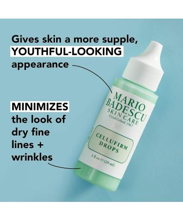 Mario Badescu Cellufirm Drops 1 Fl Oz - Anti-Aging Serum for Combination, Dry, and Sensitive Skin - Collagen & Elastin Formula to Soften Fine Lines - Buy Online on GoSupps.com