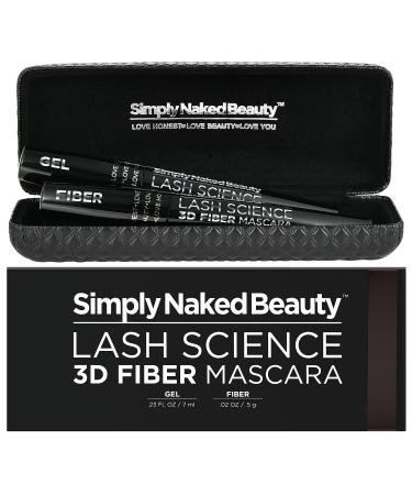 3D Lash Fiber Mascara Dark Brown - Water Resistant Lengthening Tubing Mascara for Volume - Non Toxic Hypoallergenic - Buy Online on GoSupps.com