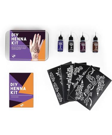 Gift Republic DIY Henna Personalised Kit Gift Tin Multicolour - Buy Online on GoSupps.com