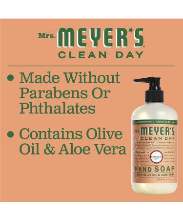 Mrs. Meyer's Clean Day Hand Soap - Geranium Scent Essential Oils Biodegradable 12.5 Fl. Oz - Eco-Friendly & International Shipping Available - Buy Online on GoSupps.com
