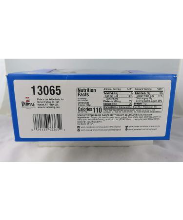 Sour Power Blue Raspberry Wrapped Belts - 150 Individually Wrapped Belts (Pack of 1) - Buy Online on GoSupps.com