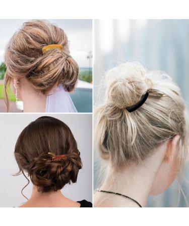Ouligay 12Pcs Hair Combs Slides Hair Side Combs Plastic French Twist Decorative Hair Accessories for Girls Women Bridal Wedding - Buy Online on GoSupps.com