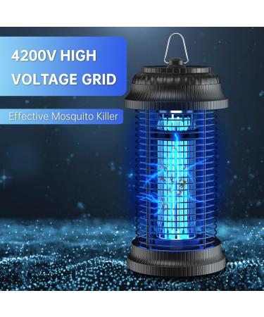 Outdoor Bug Zapper 1600V Electric Mosquito Zapper 19W Electronic Light Bulb Lamp for Outdoor and Indoor(Metal+Plastic) Metal Plastic - Buy Online on GoSupps.com