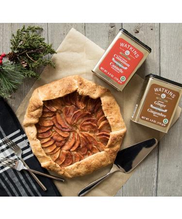 Watkins Pure Ground Cinnamon - 6 oz Gourmet Spice Tin | Premium Flavor - Buy Online on GoSupps.com