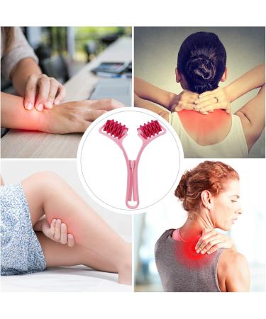 Besportble Y-Shape Hand Massager - Multi-Use Self-Massage Device for Legs Neck Arms & Elbows - Red Body Muscle Tension Relief - Buy Online on GoSupps.com