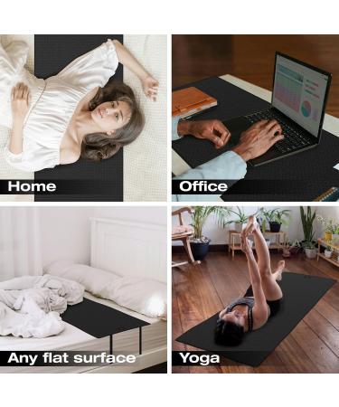 Grounding Mat for Bed | Sleep Better & Enhance Wellness | 27x60 Inches Black Queen - Anti-Slip PU Leather - Buy Online on GoSupps.com