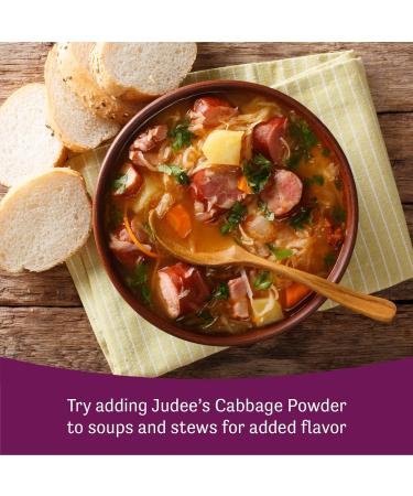 Judee's Cabbage Powder 1 lb - Non-GMO, Gluten-Free, Nut-Free - Nutrient-Rich Baking and Seasoning Ingredient - Ideal for Smoothies and Shakes - Buy Online on GoSupps.com