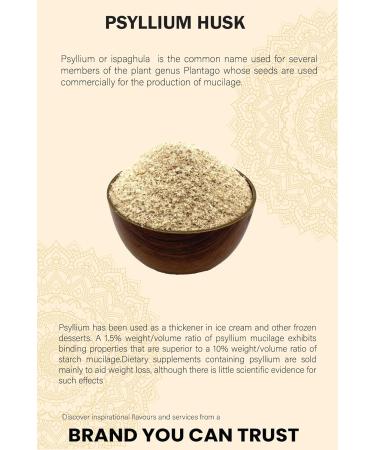Psyllium Husk Powder 400g - Finely Ground & Non-GMO Fiber Supplement for Regularity - Buy Online on GoSupps.com