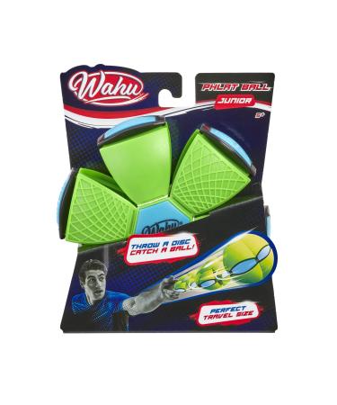 WAHU Phlat Ball Junior Green - Throw A Disc Catch A Ball! - Time Delay Transformation Flying Toy