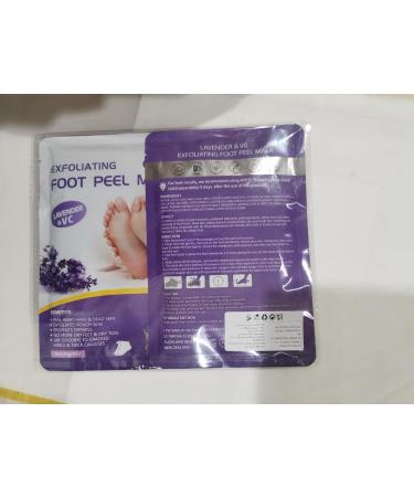 Foot Peel Mask Foot Exfoliating Mask Dry Skin Foot Mask 2 Pair Foot Exfoliating Socks Foot Peel Mask For Hard Skin Foot Care For Callus Remove Moisturizing Feet Peeling Mask - Buy Online on GoSupps.com