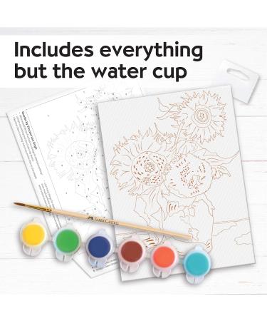 Faber-Castell Paint by Number Sunflowers Kit - Van Gogh Museum Series - Buy Online on GoSupps.com