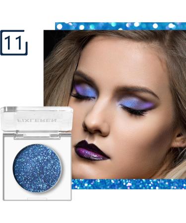 Fixleren Chameleon Glitter Eyeshadow Palette High Shine Eyeshadow Long Lasting Metallic Color Holographic Glitter Multi-Color Eyeshadow. (Purple) - Buy Online on GoSupps.com