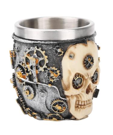 Men Stainless Steel Shaving Bowl Brush Mug for Barber Home