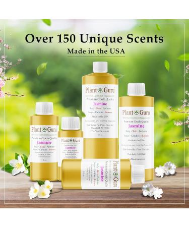 Jasmine Fragrance Oil 8 fl. oz | Perfect for Soap Making Candles Bath Bombs & Aromatherapy - Buy Online on GoSupps.com