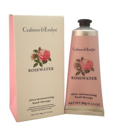 Crabtree & Evelyn Ultra-Moisturising Hand Therapy  Rosewater  3.5 oz Rosewater 3.5 Ounce (Pack of 1)