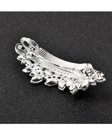 JYTDBCS Barrette Crystal Hair Clips Rhinestone Bride Wedding Hair Accessories Elegant Jewelry Hair Decorations For Women Bridal Wedding Party Gift - Buy Online on GoSupps.com