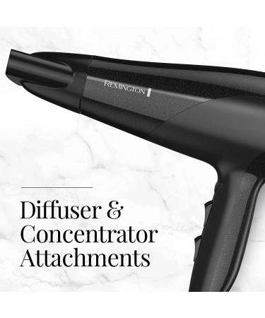 Remington D3190 Damage Protection Hair Dryer - Ceramic Ionic Tourmaline Technology - Black (3 Piece Set) - Buy Online on GoSupps.com