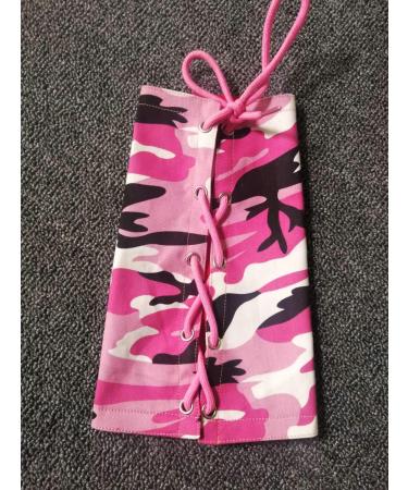 Kuso Parrot Anti-scratch shoulder protection hanging bird foot chain toys multifunctional pet pad diaper scarf for small and medium-sized (M pink arm protection) m pink arm protection