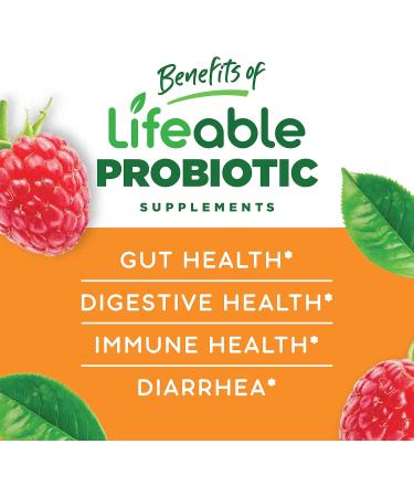 Lifeable Probiotic 2 Billion CFU Kids + Zinc Kids Gummies Bundle - Great Tasting Vitamin Supplement Gluten Free GMO Free Chewable Gummy - Buy Online on GoSupps.com