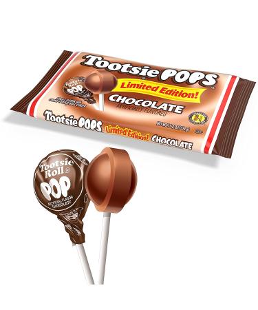 Tootsie Roll Pops Chocolate Flavor - Limited Edition Halloween Favorite, 13.2 Ounce Bag - Buy Online on GoSupps.com