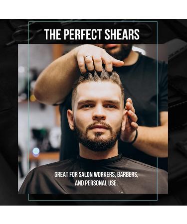 Suvorna 6 Professional Hair Cutting Scissors for Men, Women, & Kids - Barber Shears for Precision Haircuts - Buy Online on GoSupps.com