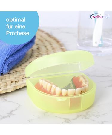 Wellsamed KFO Splint Box Standard - Yellow | Perfect Storage for Braces Dentures & Dental Splints - International Shipping Available - Buy Online on GoSupps.com