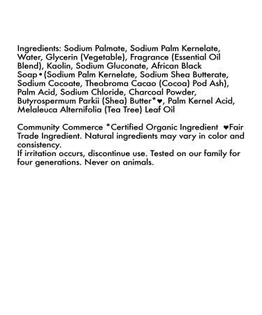 SheaMoisture African Black Bamboo Charcoal Soap Wash - 5oz Kaolin Clay Cleanser - Buy Online on GoSupps.com