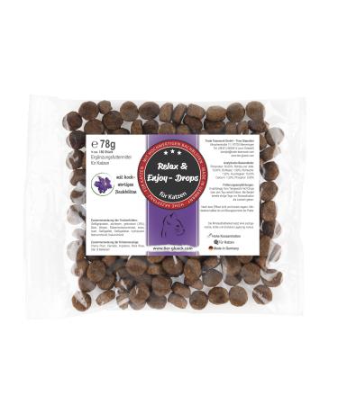 Trade Teamwork Relax Drops for cats I Treats with Bach flower extract such as Rock Rose Star of Bethlehem and Clematis 78g - Buy Online on GoSupps.com
