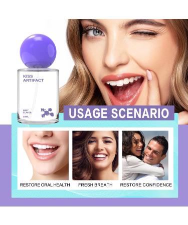 Probiotic Oral Spray for Long-Lasting Freshness Alcohol-Free Oral Spray with Probiotics for Breath Care Improve Oral Health Cool Breath Probiotic Spray Convenient Travel Sized Breath Spray (2pcs) - Buy Online on GoSupps.com