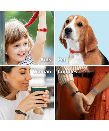 Buy Bone Fragrance Chain Aromatherapy Diffuser - Stylish Elastic Silicone Bracelet for Couples - 2 Piece Red Set | GetaWay Solids - Buy Online on GoSupps.com