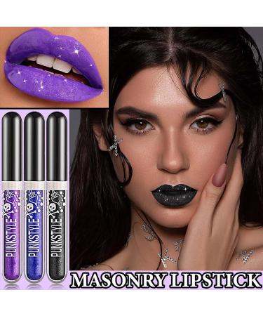 3 Pcs Matte Liquid Glitter Lipstick Set | Long Lasting Waterproof & High Pigment | Perfect for Halloween Makeup - Buy Online on GoSupps.com