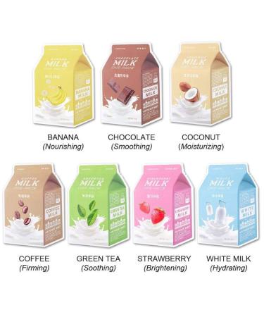 APIEU Coffee Milk Sheet Mask - Firming One Pack | Korea Cosmetics - International Shipping - Buy Online on GoSupps.com