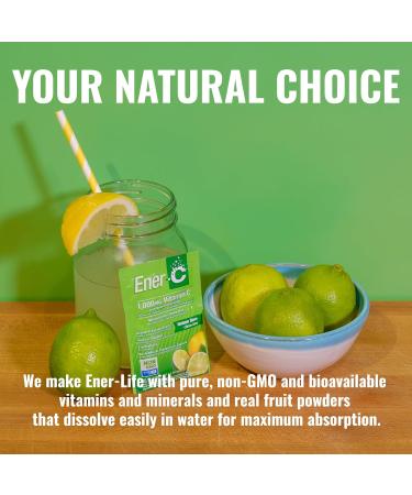 Ener-C Multivitamin Drink Mix - Vitamin Packets for Water Electrolytes Powder Packets Vitamin Drink Mix Hydration Liquid Mix Immune Booster for Adults Healthy Energy - Lemon Lime 60 Count Lemon Lime 0.31 Ounce (Pack o  - Buy Online on GoSupps.com
