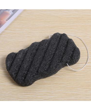 Konjac Sponge Set with Activated Bamboo Charcoal - Body & Facial Sponge Deep Cleansing Sponge for Care - Buy Online on GoSupps.com
