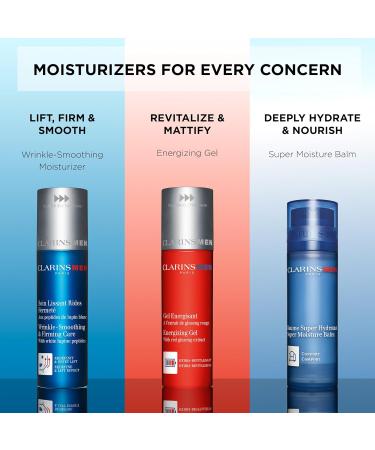 CLARINSMEN NEW Wrinkle Smoothing and Firming Anti Aging Face Moisturizer | Mens Face Moisturizer | Visibly Lifts Firms Smoothes Skin and Refines Pores | All Skin Types | 1.7 Ounces - Buy Online on GoSupps.com