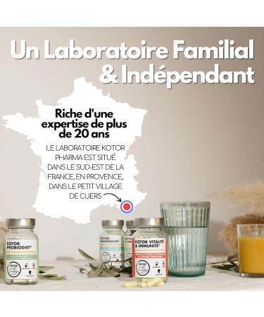 KOTOR PROSTATE | Urinary Disorders BPH Frequent Urge to Urinate | Natural & French Complex | Stinging Nettle + Dwarf Palm + African Plum | 60 Capsules | 1 Month - Buy Online on GoSupps.com