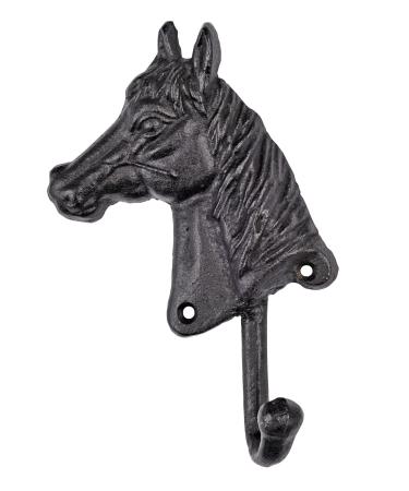 HKM 4000315564316 Bridle holder -horse head- made of cast iron